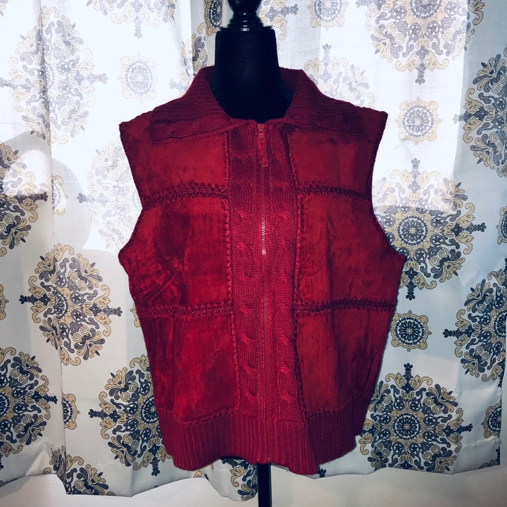 DESIGNERS Holiday GENUINE 100% Leather Vest